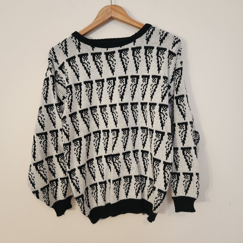 Vintage acrylic Grandpa sweater size medium